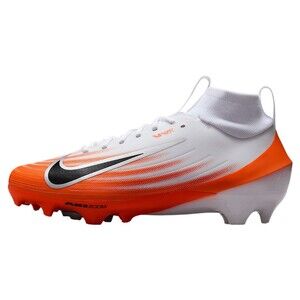 Size 9 Nike Air Zoom Vapor Pro 1 White Orange Mens Football Cleats HM8850-103